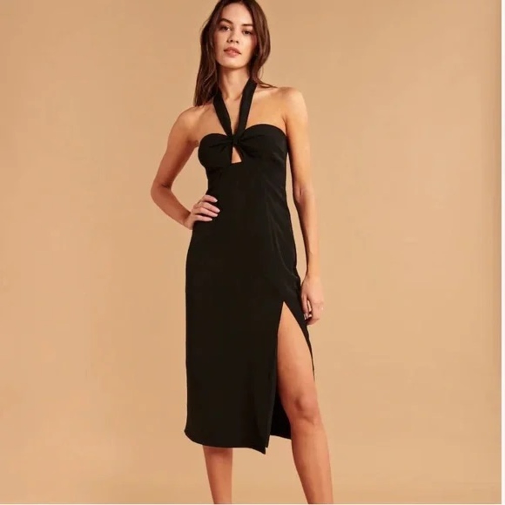 Abercrombie Black Halter Dress